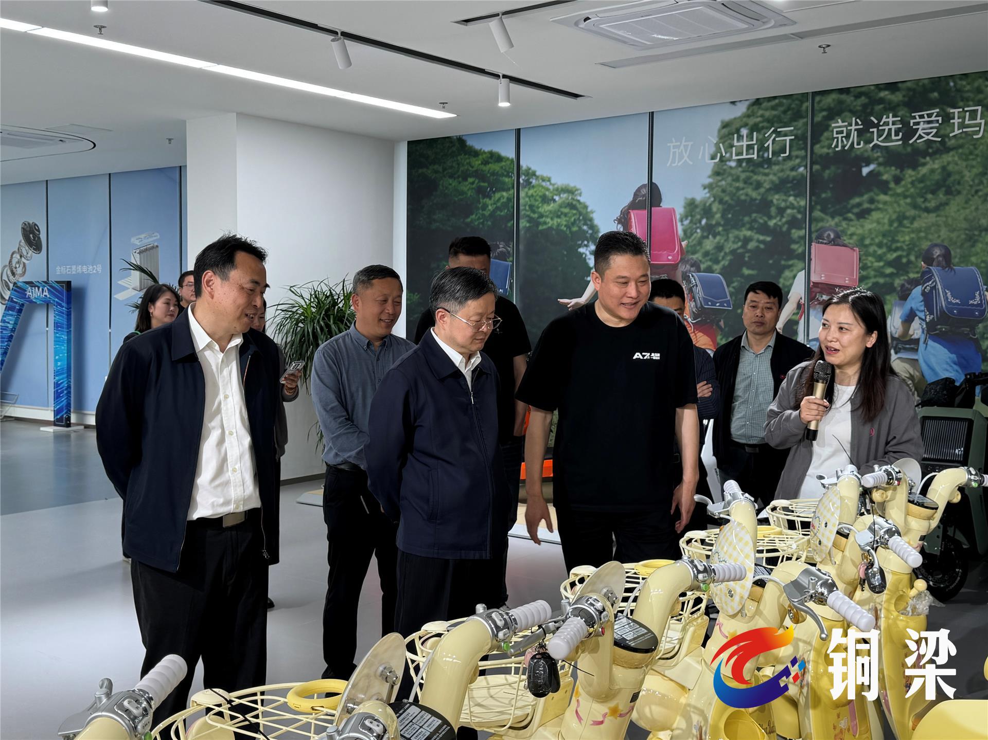 市人大常委会副主任欧顺清一行来铜调研